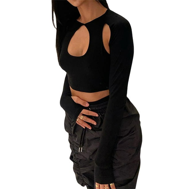 Blusas cortas anchas hotsell