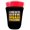Black, variant on I Give In To Beer Pressure Party Cup Coolie (Royal Blue)