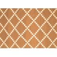 thumbnail image 1 of Ahgly Company Indoor Rectangle Abstract Orange Contemporary Area Rugs, 7' x 10', 1 of 1