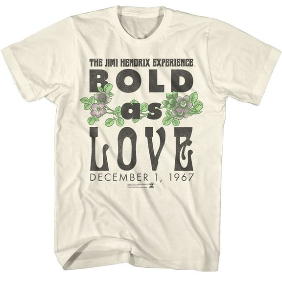 Jimi Hendrix Bold As Love 67 Natural T-Shirt