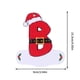 thumbnail image 2 of pstuiky 26 adornos navideños con forma de letras, de madera roja, para el árbol de Navidad. Adornos colgantes con letras del alfabeto para decorar el árbol de Navidad., 2 of 3