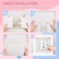 thumbnail image 4 of Cajas para bebés PABUES con 4 letras para baby shower, color blanco, 4 of 7