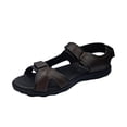 thumbnail image 4 of Sandalia Huarache 20 HORAS De Piel Color Café Para Caballero Modelo 401, 4 of 5