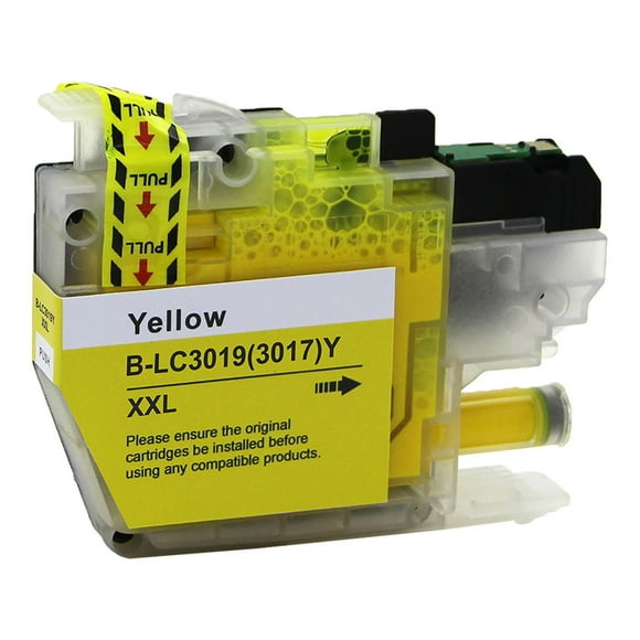 L-ink Cartouche à jet d'encres compatible LC3019 Jaune (LC3019Y, LC-3019)