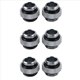 thumbnail image 1 of 6 Unids G1 / 4 Mini Rosca Externa Macho A Macho Refrigeración por Agua Giratorio Adecuado Adaptador Conector de Refrigeración por Agua Componentes del Radiador Plata, 1 of 5