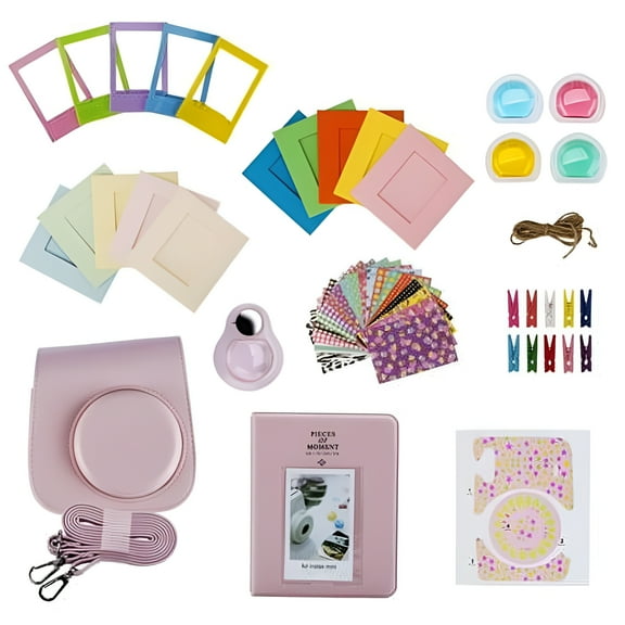 Slinger FujiFilm Instax Mini 11 Accessory Kit - Blush Pink (Camera Not Included)