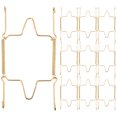 thumbnail image 1 of 10pcs Invisible Wall Plate Hanger Stainless Steel Decorative Dish Display Holder, 1 of 1
