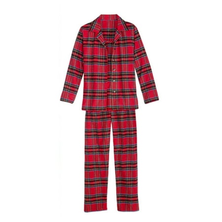 

MERSARIPHY Family Matching Christmas Plaid Long Sleeve Pajamas Sets