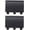 Black, variant on 2X Battery Cover Door for Xbox One Controller, Battery Back Shell Repair Part Compatible with Xbox One, One S, One X Wireless Controller (Black)