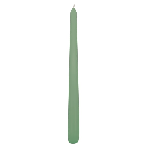 48 Pack: 10" Sage Green Taper Candle by Ashland