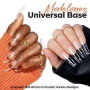 modelones Builder Nail Gel, 10-in-One Builder Clear Hard Gel 2oz, High Thickness for Extension Apex Building Sculpting Overlays Home Salon LED Cured