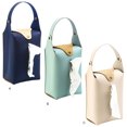 thumbnail image 3 of Reposacabezas de coche, soporte de tejido, almacenamiento de toallas de papel, bolsa de RV, viaje familiar, organizador interior del automóvil, Almacenamiento y organización del hogar azul claro Moyic HA011769-02, 3 of 6