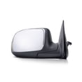 thumbnail image 2 of KarParts360 For Chevy Silverado 3500 2001 2002 Door Mirror Passenger Side Black | Chrome Cover Power | Foldaway | Non-Heated | Non-Towing Mirror | Standard Type | 8-hole 3-prong connector | GM1321174, 2 of 9