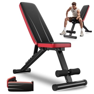 Gold's Gym XR 8.1 Combo Weight Bench with 100 Lb. Vinyl Weight Set