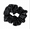 Black, variant on THXSILK Silk Scrunchies for Hair, Mulberry Silk Hair Ties for Women and Girls, No Damage Elastic Ponytail Holders