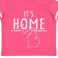thumbnail image 4 of Inktastic It's Home- State  of Michigan Outline Distressed Text Boys or Girls Toddler T-Shirt, 4 of 5