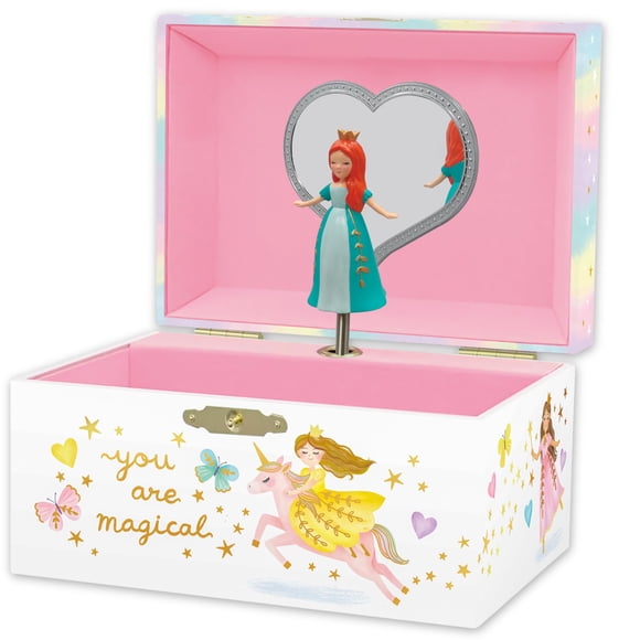 Caja de joyas musical Princesa Giggle & Honey 15 x 12 x 9 cm