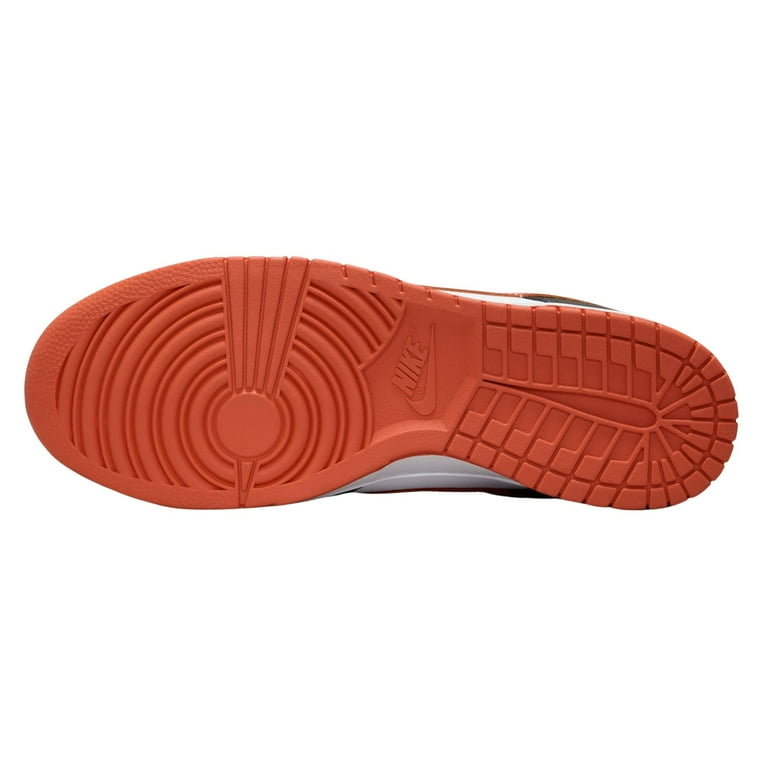 Men's Nike Dunk Low Retro White/Dragon Red-Black (DV0833 108) - 13