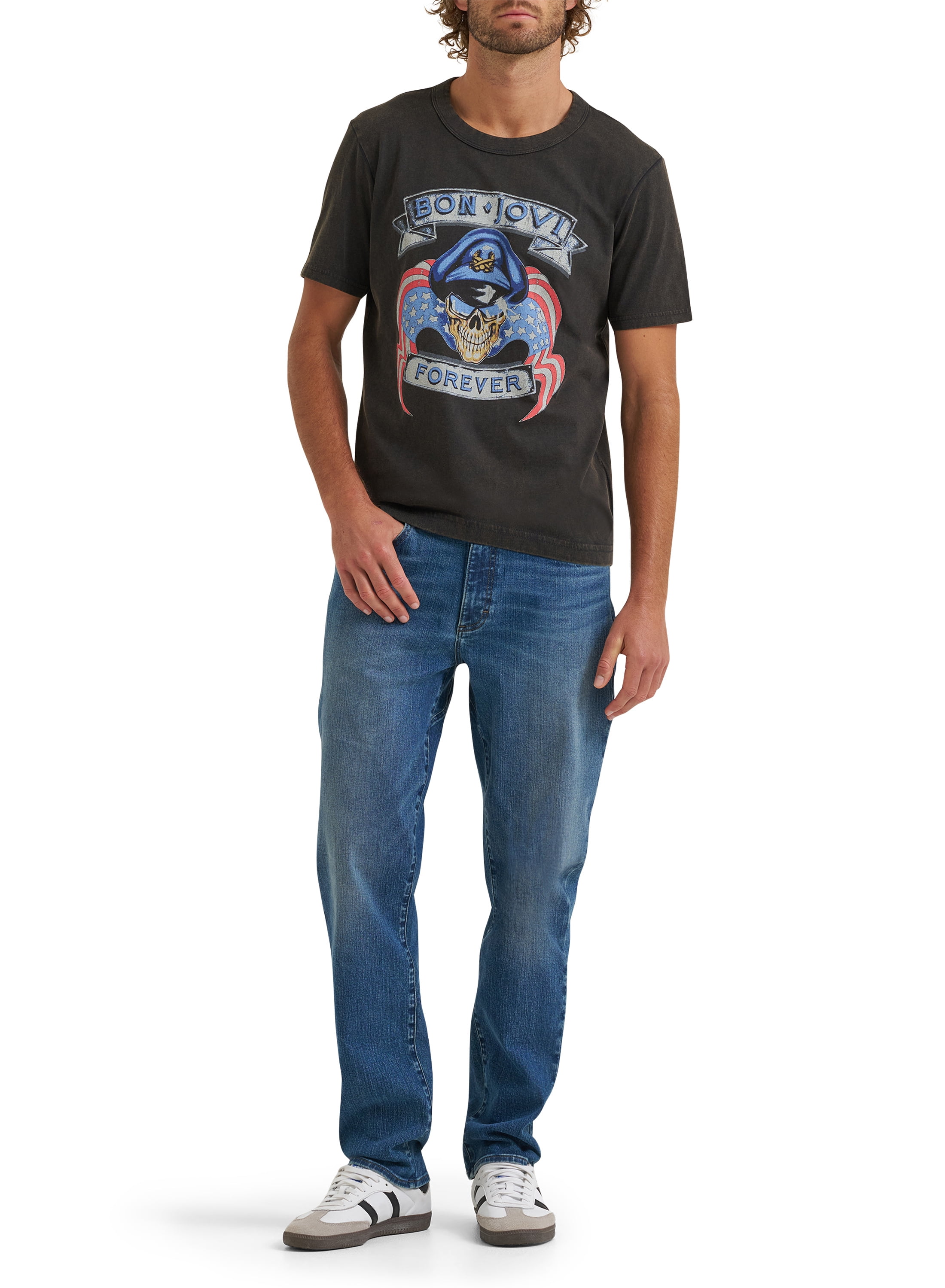 Lee® Men's Short Sleeve Bon Jovi Graphic Band Tee