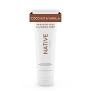 Native Natural Hand and Body Lotion, Coconut & Vanilla, Paraben Free, Silicone Free 12 oz