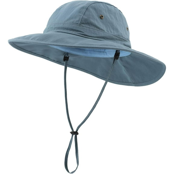 Summer UPF 50 Women's Bucket Sun Hat Wide Brim Fishing Hat Safari Hat