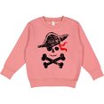 thumbnail image 2 of Inktastic Grunge Pirate Skull and Cross Bones Toddler Sweatshirt, 2 of 4