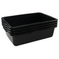 thumbnail image 4 of 34 Liter Large Commercia Bus Tubs, Plastic Bus Tray Boxes Set of 4, 4 of 7