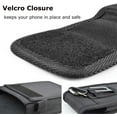 thumbnail image 4 of Phone  for Galaxy S25 Ultra S24 Plus S23 S22 S21 S20 FE 5G S10 A17 A16 A15 A14 A26 A36 A56 Note 20 16 Pro Max 17 G 5G 2025 Cell Phone Pouch Nylon Belt Holder Case, 4 of 8