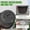 Copper, variant on 6 Pack 8 inch Plant Pots, Retro Pattern Planters with Drainage Holes and Saucer, Sturdy Plastic Garden Flower Pots for Indoor & Outdoor Plants Copper,8 Inches-6 packs