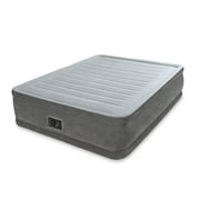 Intex Queen Comfort Plush Elevated Mattress - Air bed w/ Built-In Pump (Used)