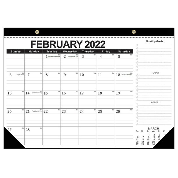 YIDEDE January 2022 -- June 2023 Five Countries Holiday Schedule Schedule  Holiday Calendar 365 Countdown Creative Wall Calendar Office Desk Calendar  - Walmart.com