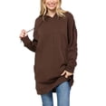 thumbnail image 1 of Oucaili Tops con capucha para mujer Sudaderas con capucha con cordón Jersey de manga larga Mini sudadera cómoda Vestido deportivo, 1 of 2