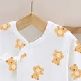 thumbnail image 7 of 3-6 Months Newborn Girl Fall Outfits Fall Winter Clothes Long Sleeve Sweatshirt Pullover Tops + Pants Outfit Set Girls Brown Tracksuit, 7 of 7