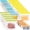 Multicolor(5 Snack + 10 Medium + 10 Large + 5 Extra Large), variant on Reusable Silicone Food Storage Bags, 10 Pack, 4 Sizes, Leak Proof, Dishwasher Safe, Freezer Safe, Eco-Friendly, Multi-Purpose Sandwich, Meat Marinade, Fruit Storage Bags