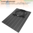 thumbnail image 4 of Cargador Solar Solar 30W 18 V ETFE ETFE Panel de monocristalino flexible de Silicio Cargador para Batería de 12V, 4 of 7