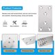 thumbnail image 5 of 6 PCS Mending Plates Straight Brace Brackets Heavy Duty Flat Bracket, 5 of 5