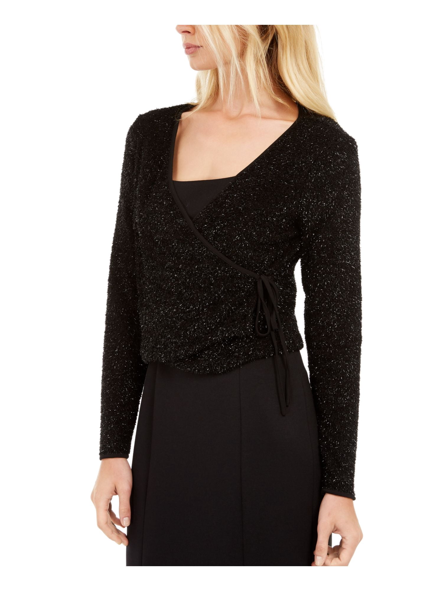 black sparkly sweater