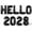 Black, variant on Letter Balloons - HELLO 2028 16" Inch Alphabet Letters Foil Mylar Balloon New Years Party Banner (Gold)