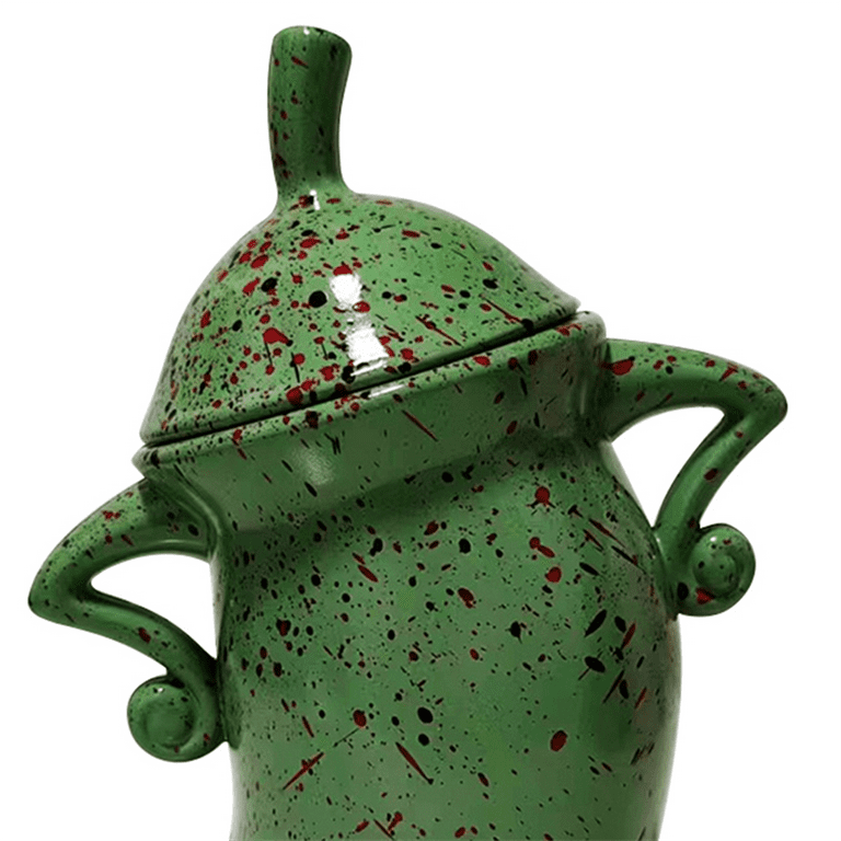 Green Teapot with Attitude