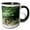 Black/White, variant on 3drose, Young Buck, 11oz Magic Transforming Mug