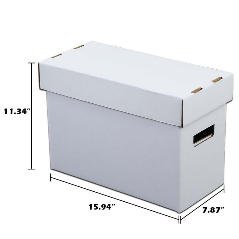 Comic Book Storage Boxes, 15.35 X 7.8 X 12.2 Collapsible Comic Book Case