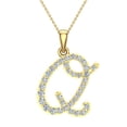 thumbnail image 3 of Initial Q Letter Necklace Diamond Necklaces Women-Men 18K Gold Chain Gift Box Authenticity Cards, 3 of 4