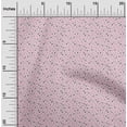 thumbnail image 2 of oneOone Polyester Spandex Light Pink Fabric Leaves Craft Projects Decor Fabric Printed By The Yard 56 Inch Wide, 2 of 5