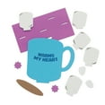 thumbnail image 2 of Warms My Heart Cocoa Mug Craft Kit, Makes 12, Craft Kits, Winter, 12 Pieces, 2 of 3