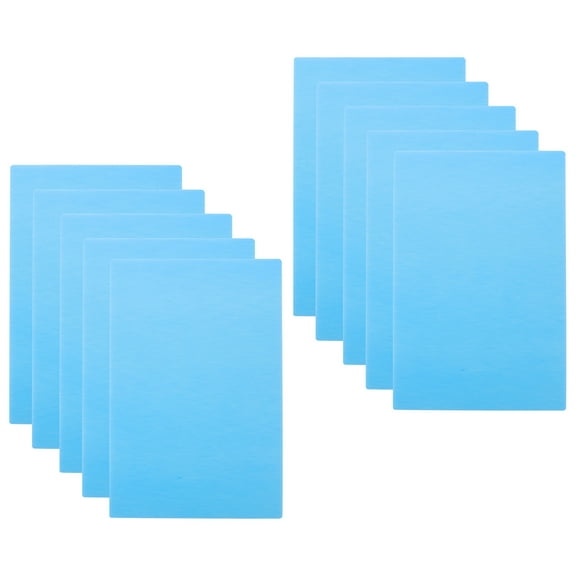 Supvox 10Pcs Multifunctional Blue Foam Boards Blank Sheets for Project and Craft Use