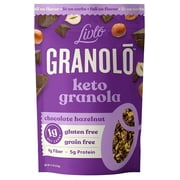 Livlo Food Co Low-Carb & Keto-Friendly Granola Cereal | Chocolate Hazelnut | 11 oz, 9 Servings