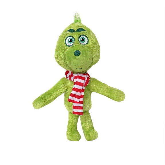 Green Christmas Monster Plush Toy,Soft Christmas Stuffed Animal Doll for Boys and Girls, Perfect for Christmas Decorations and Gifts