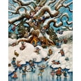 thumbnail image 2 of Bell, Bill 20x24 White Modern Wood Framed Museum Art Print Titled - The Snow Fairies, 2 of 4