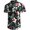 Vert, variante sur TIHLMK T-Shirts à Manches Longues pour Hommes Chemise Hawaïenne Ample Décontractée de Plage Chemise à Boutons Col Imprimé