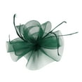 thumbnail image 2 of MSJUHEG Tea Party Hats,Feather Hair Clip,Feather Headpiece,Church Hats,Fascinators Hats,Girl Fascinators Hair Clip Hairpin Hat Feather Wedding Tea Hat B One Size, 2 of 3